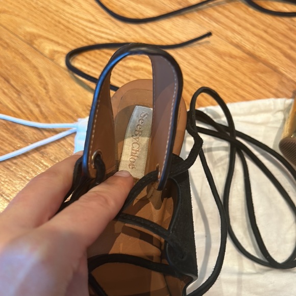 SEE BY CHLOE SIZE 36 PLATFORM w/ dust bag - Picture 3 of 4